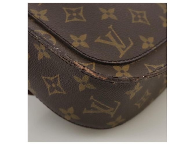 Saint-Cloud LOUIS VUITTON Monogram Saint Cloud GM Borsa a Spalla M51242 LV Auth mr851 Monogramma - vista 8