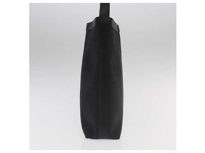 Borsa a spalla Burberry Nova Check in PVC nera Auth ac3493 Nero - vista 3