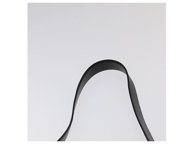 Borsa a spalla Burberry Nova Check in PVC nera Auth ac3493 Nero - vista 8