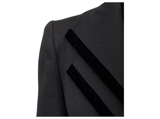 Autre Marque M. Beccali Kurze Blazer Schwarz - Ansicht 4