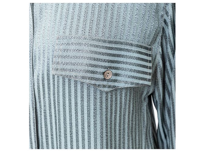 Autre Marque Camicia a righe Nora Grandi Grigio - vista 10