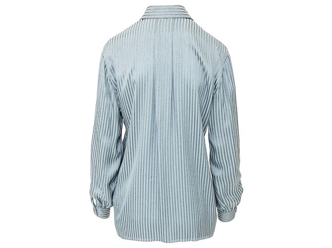 Autre Marque Camicia a righe Nora Grandi Grigio - vista 2