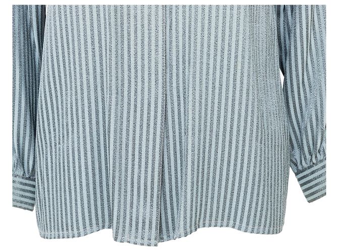 Autre Marque Camicia a righe Nora Grandi Grigio - vista 4
