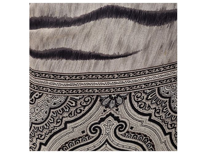 Autre Marque Vestido de seda Ematite Gris - vista 11