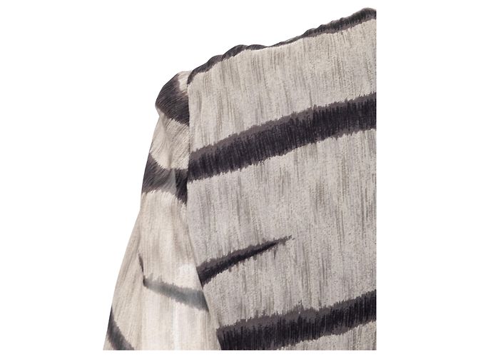 Autre Marque Vestido de seda Ematite Gris - vista 13
