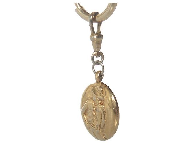 Chanel, collar de cadena con moneda mademoiselle Dorado - vista 3
