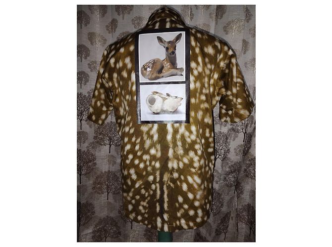 Camicia Burberry Marrone in Cotone - vista 3