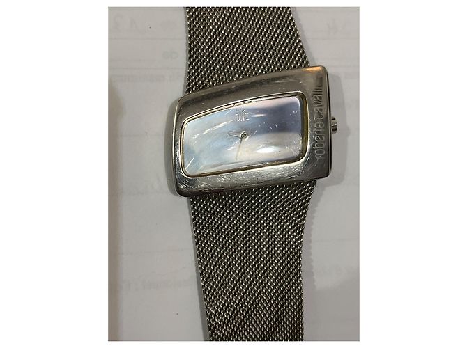 Autre Marque Reloj Roberto Cavalli de acero malla milanesa Hardware de plata - vista 2