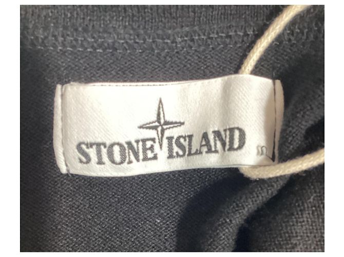 Stone Island Compass-Appliqué Jumper in Navy Blue Cotton - view 13