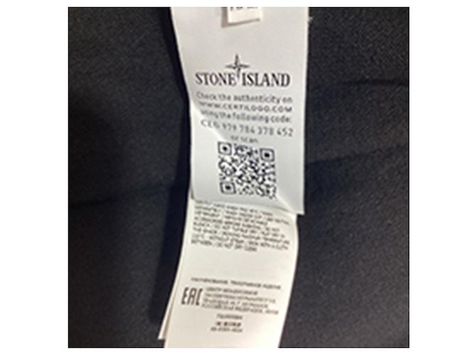 Stone Island Compass-Appliqué Jumper in Navy Blue Cotton - view 7