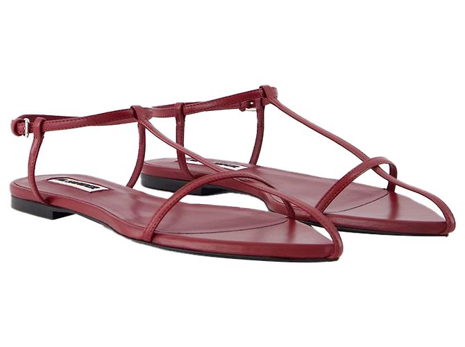 Sandali - Jil Sander - Pelle - Rosso - vista 2