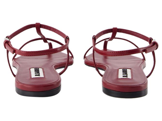 Sandali - Jil Sander - Pelle - Rosso - vista 3