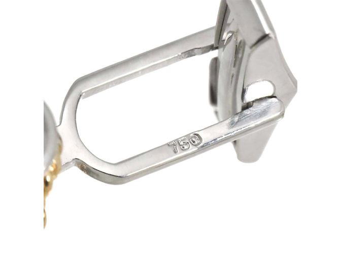 Tiffany & Co. Silber- und Gelbgold-Manschettenknopfset - Ansicht 7