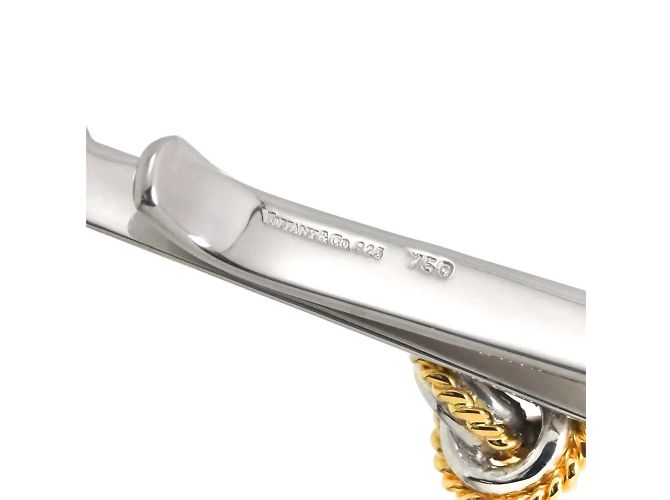 Tiffany & Co. Silber- und Gelbgold-Manschettenknopfset - Ansicht 9