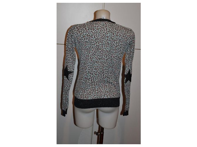 Cardigan Maison Scotch de algodão e lã Multicor - vista 2