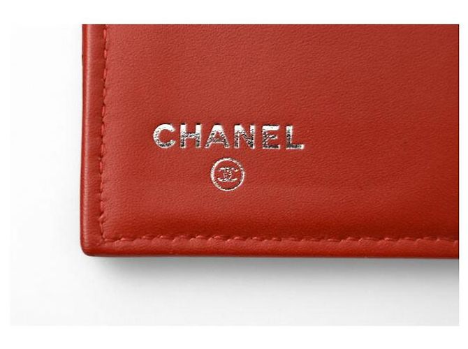 Timeless Chanel Caviar Skin Trifold Wallet A31506 Red - view 6