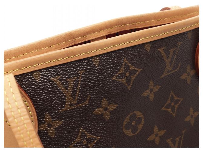 Sac tote Monogram Neverfull MM M41177 de Louis Vuitton Marron - vue 9