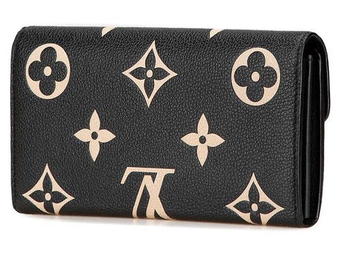 Sarah Carteira Bicolor Monogram Empreinte Louis Vuitton Preto - vista 2