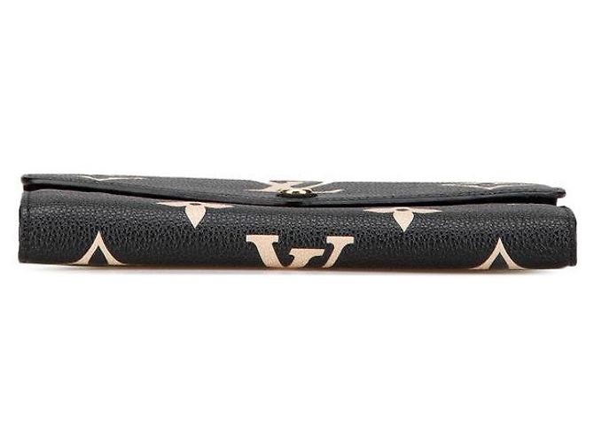 Sarah Carteira Bicolor Monogram Empreinte Louis Vuitton Preto - vista 3