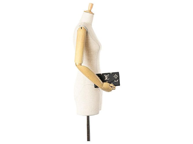 Sarah Carteira Bicolor Monogram Empreinte Louis Vuitton Preto - vista 9