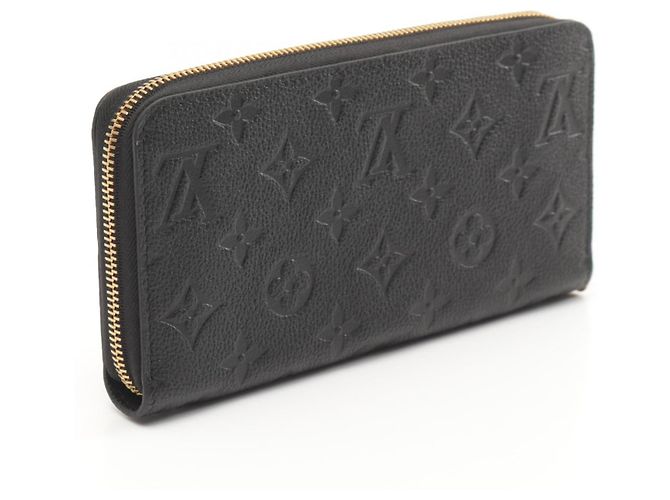 Louis Vuitton Monogram Empreinte Leather Zippy Wallet M61864 Black - view 2