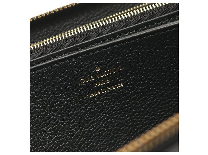 Louis Vuitton Monogram Empreinte Leather Zippy Wallet M61864 Black - view 4