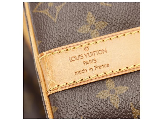 Sac Boston Monogram Keepall Bandoulière 45 M41418 de Louis Vuitton Marron - vue 4