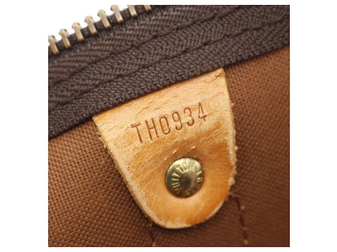 Sac Boston Monogram Keepall Bandoulière 45 M41418 de Louis Vuitton Marron - vue 5