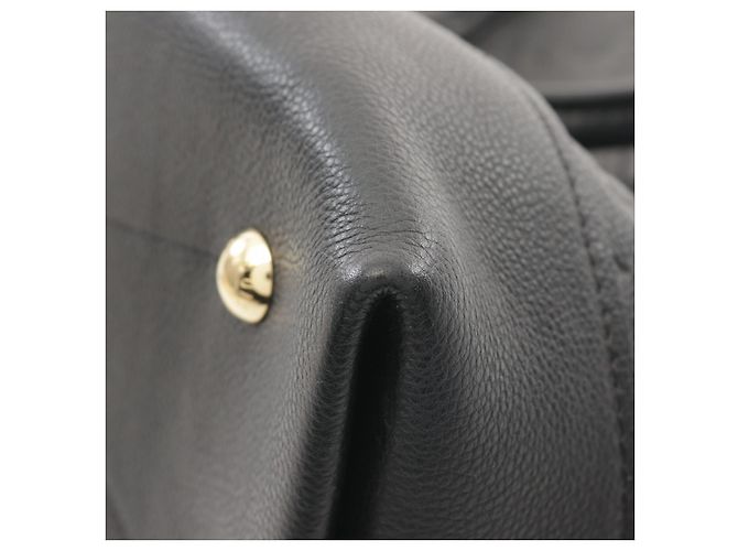 Louis Vuitton Neo Alma PM Leather Handbag M44832 Black - view 5