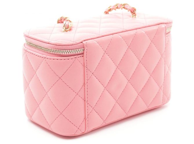 Chanel Lambskin Matelasse Vanity Shoulder Bag AP2846 Pink - view 2