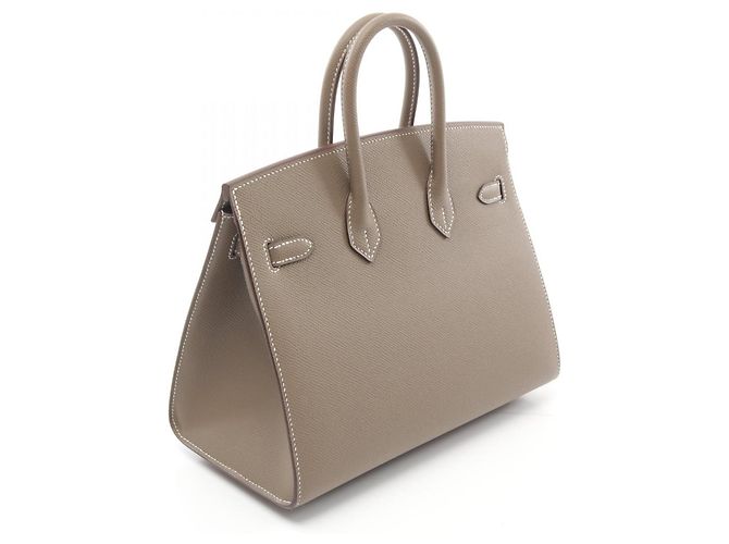 Hermès Sac à main Hermes Birkin Sellier 25 Marron - vue 2