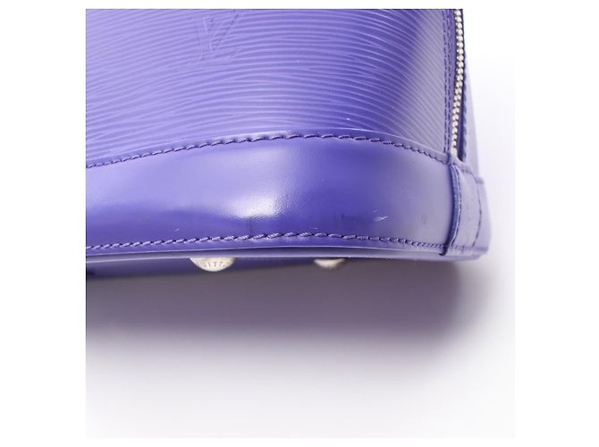 Bolso Alma PM de cuero Epi Louis Vuitton M4060G Púrpura - vista 7