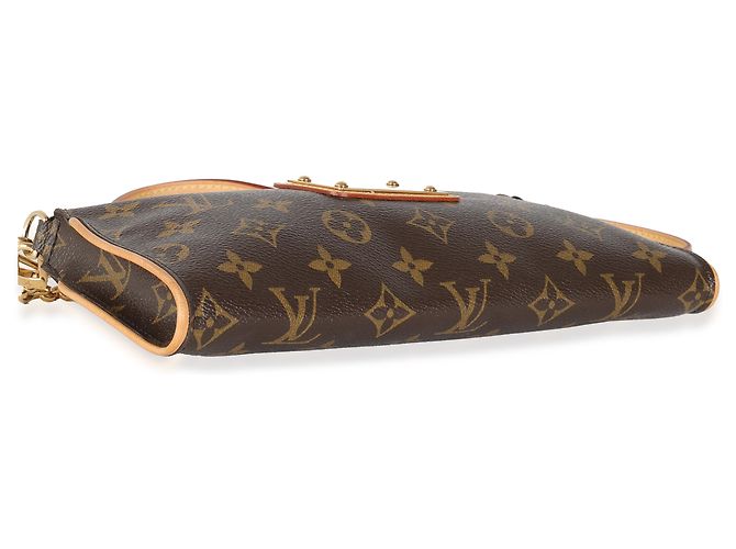 Eva Clutch Sophie in tela Monogram Louis Vuitton Marrone - vista 5