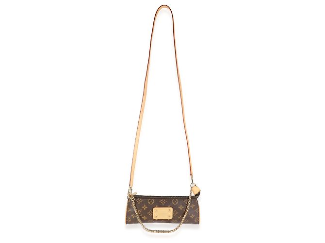 Eva Clutch Sophie in tela Monogram Louis Vuitton Marrone - vista 6