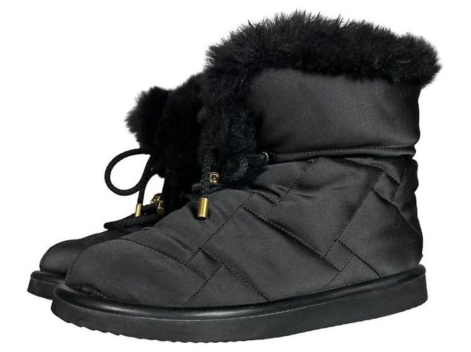Kurt Geiger Orson Puffer Stiefelette beige Kunstfell - Ansicht 7
