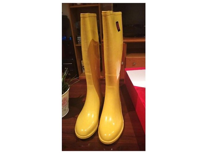 Botas de agua Carolina Herrera Amarillo - vista 2