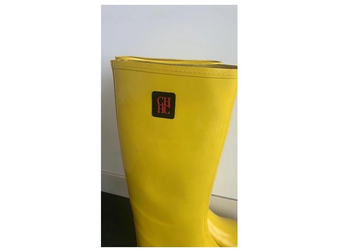 Botas de agua Carolina Herrera Amarillo - vista 3