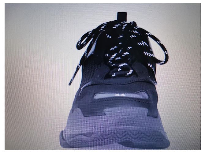 Balenciaga Triple S Clear Sole per Uomo in Nero - vista 3