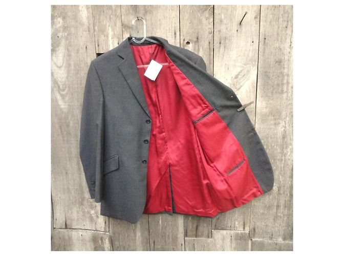 Hackett London Grey Wool Blazer Jacket - view 5