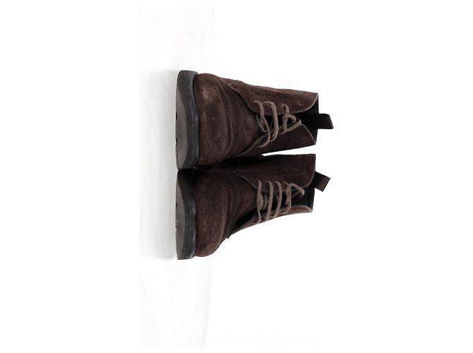 Stivali Chukka con taglio laser Tom Ford in suede marrone - vista 8
