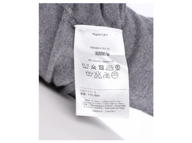 Grauer Wollcardigan mit Schleife von RED Valentino - Ansicht 10