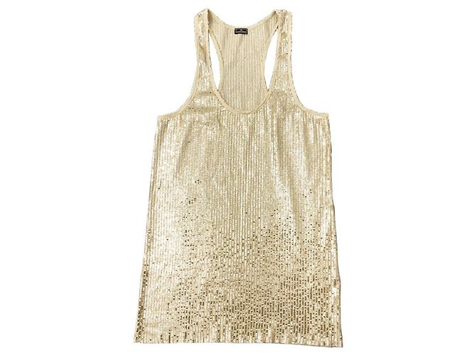 By Malene Birger Top da corsa con paillettes in oro e argento metallico M di Malene Birger D'oro - vista 2