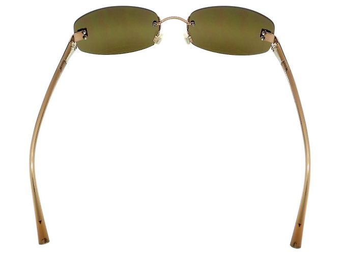 Gafas de sol sin montura bronce verde oscuro Chanel 4057 - vista 4