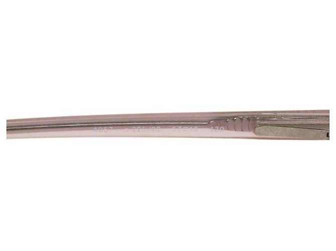 Chanel lila silberne randlose Sonnenbrille 4026 - Ansicht 4