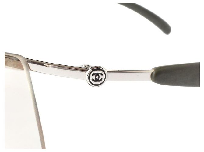 Chanel Silbergraue Gradient Randlose Sonnenbrille 4009 - Ansicht 10