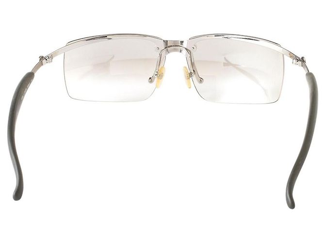 Chanel Silbergraue Gradient Randlose Sonnenbrille 4009 - Ansicht 3