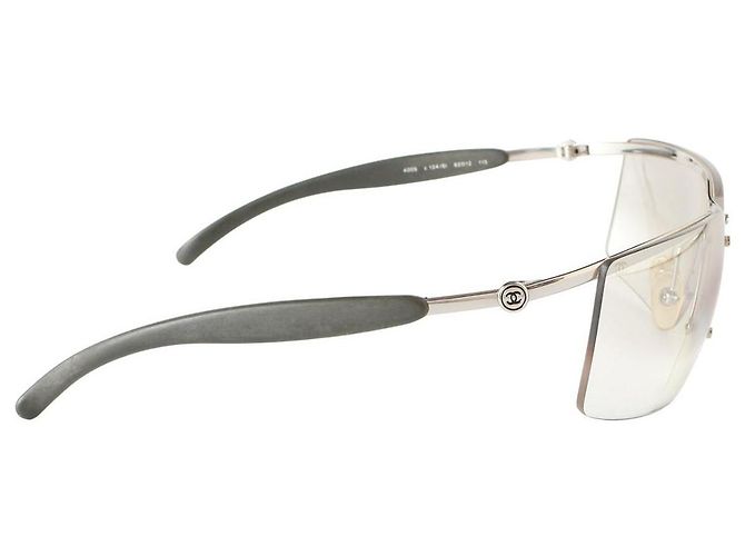 Chanel Silbergraue Gradient Randlose Sonnenbrille 4009 - Ansicht 5