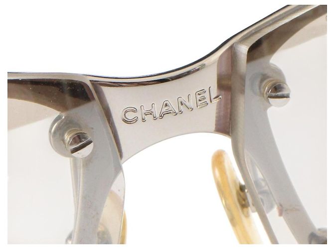 Chanel Silbergraue Gradient Randlose Sonnenbrille 4009 - Ansicht 8