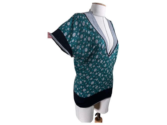 Top Kenzo de seda cachemira y algodón Multicolor - vista 2
