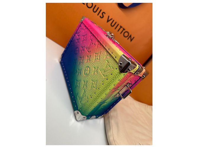 Scatola clutch illusione Louis Vuitton Rosa - vista 2